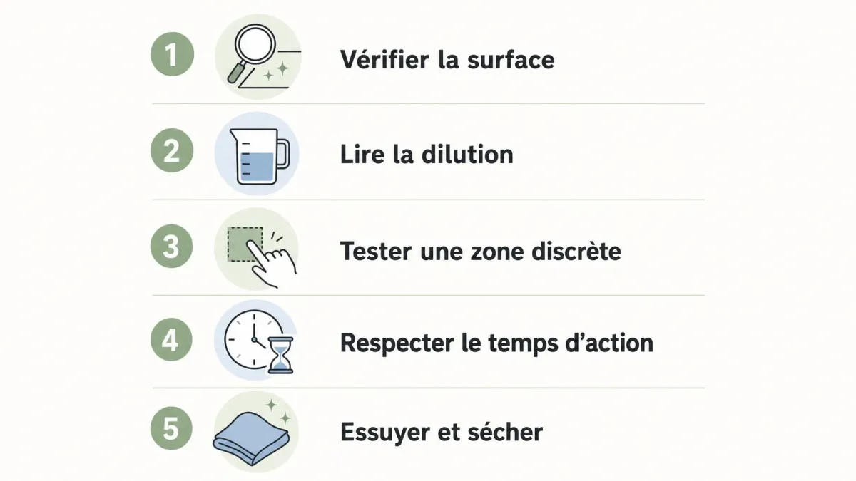 Checklist pour choisir et utiliser un nettoyant APC
