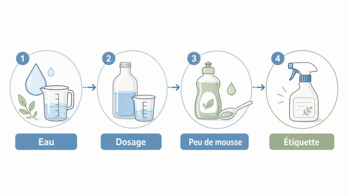 Checklist pour préparer un lave-glace maison