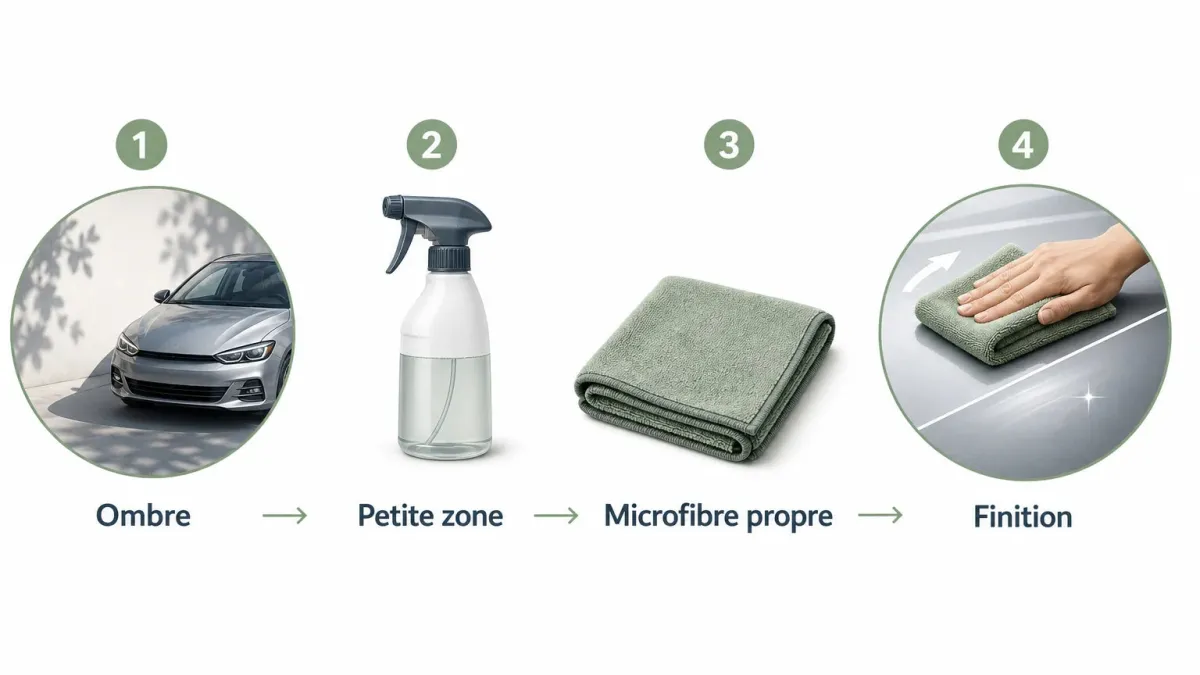Checklist en quatre étapes pour utiliser un nettoyant sans eau