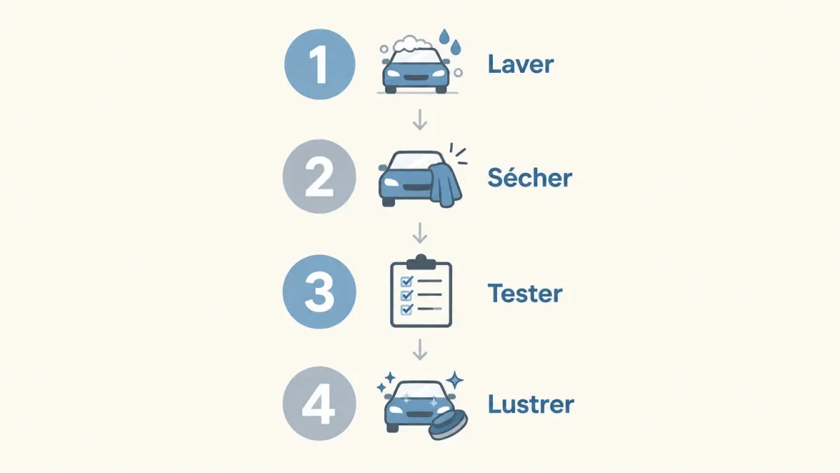 Checklist en quatre étapes pour appliquer un polish de finition