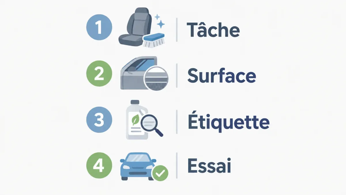 Checklist pour choisir un produit d’entretien automobile adapté