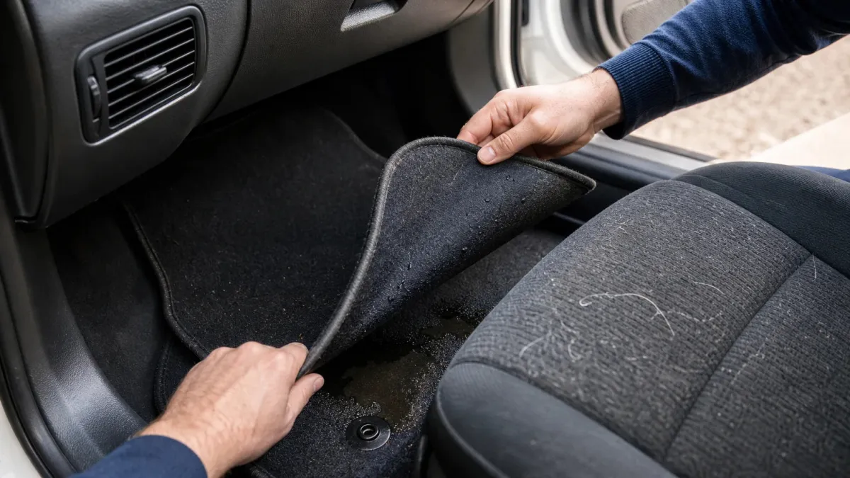 Inspection des sources de mauvaises odeurs dans un habitacle automobile